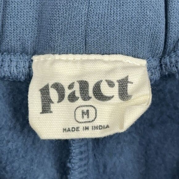 Pact Women’s Organic Cotton Sweatpants Joggers in Slate Blue Size M - Picture 7 of 11